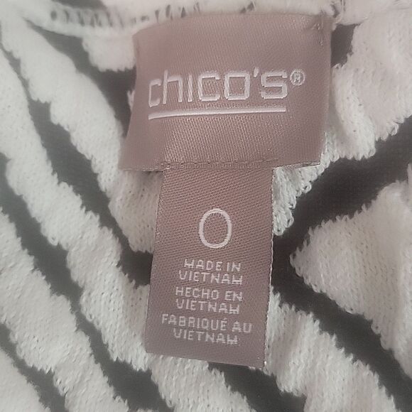 Chico's Zebra Patterned Cardigan, New With Tags. - Picture 2 of 5